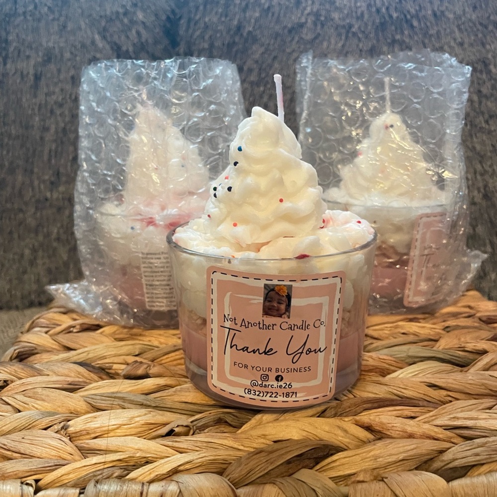 Strawberry shortcake decorative candles